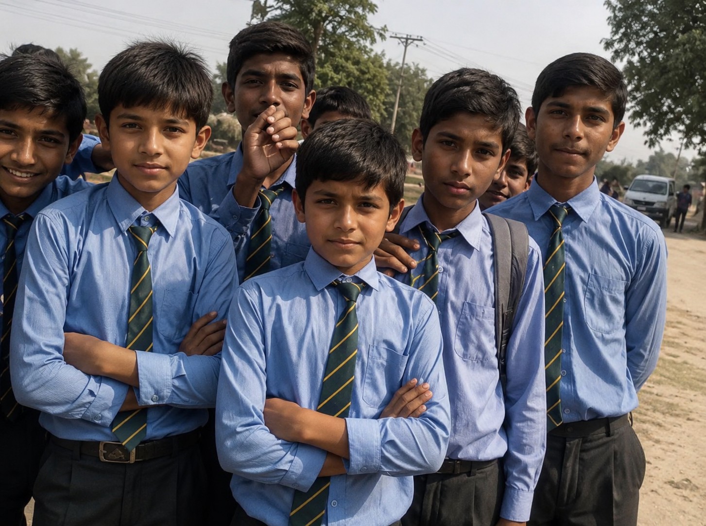 School hours, followed by homework and tutoring support
